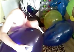 Humping Balloon Porn fem dom training bella bendz anal
