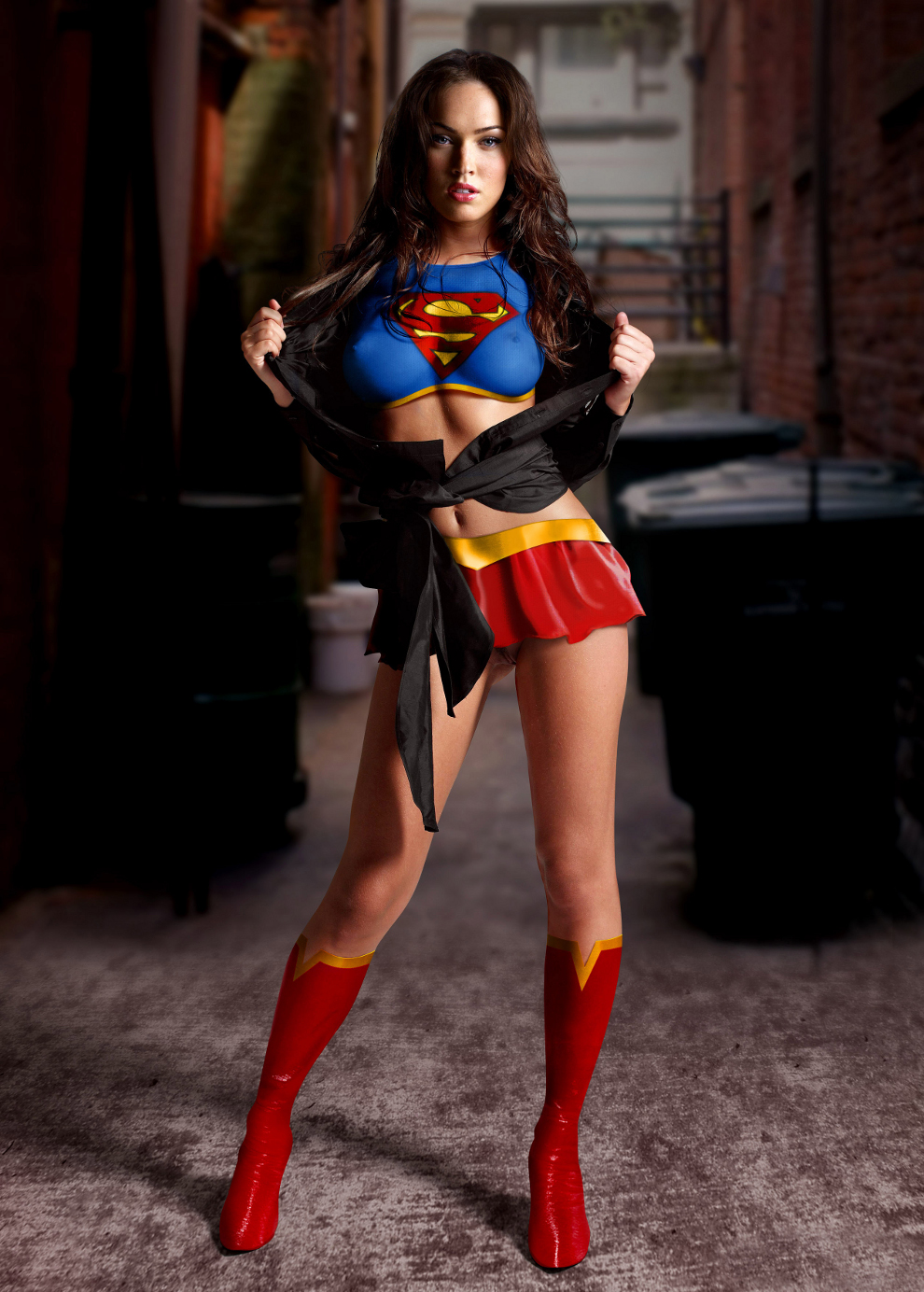 brandy jett recommends Ebony theeesome damien neeson add megan fox pusy photo